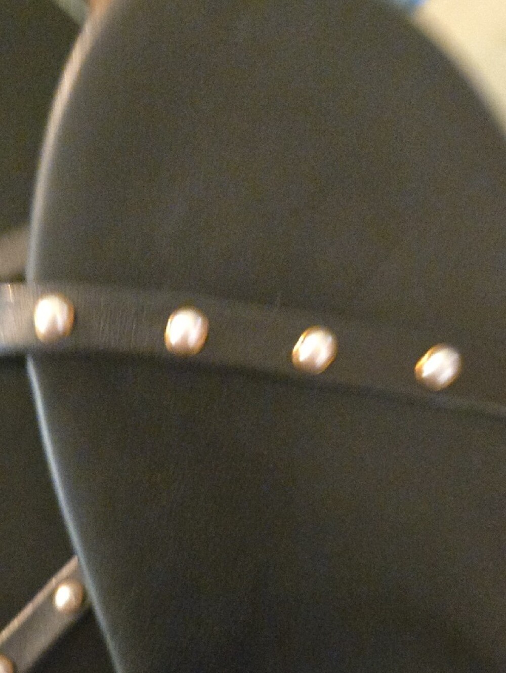 Shade & Shore Black Studded Pearl-Trim Slide Sandals - Picture 5 of 5